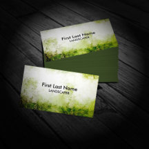 Landscaper Business Cards