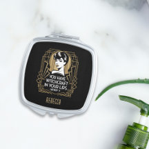 Elegant Black and Gold Bridal Party Gifts