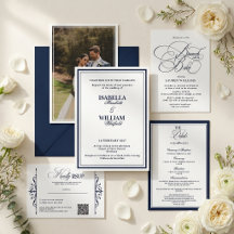 Elegant Navy Blue Wedding Collection
