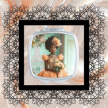 Victorian Ladies Compact Mirrors