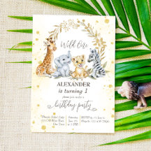 Cute safari baby animals