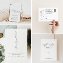 Elegant calligraphy wedding bundle