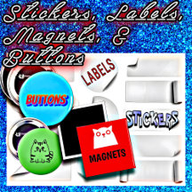 Stickers, Labels, Magnets, & Buttons