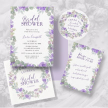 Lilac & Sage Botanical Bridal Shower Collection 