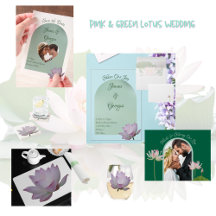  Elegant Minimal Pink Lotus Wedding Supplies 