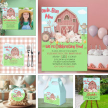 Farm Animal Birthday for Girls – Barnyard Party