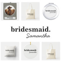 Minimalist Modern Bridal Bridesmaid Proposal