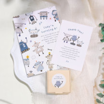 Robot Blue Birthday Party