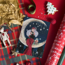 Retro vintage Art Deco Christmas cards