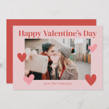 Valentines Day Pink Red heart 