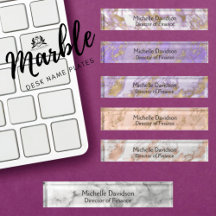 Desk Name Plates—Business Cards—File Folders
