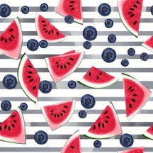 Summer Watermelon Stripes