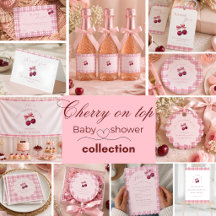 Cherry On Top Baby Shower Party