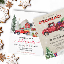 Christmas and Holiday Party Invitations