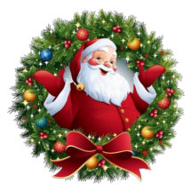 Santa Claus Wreath