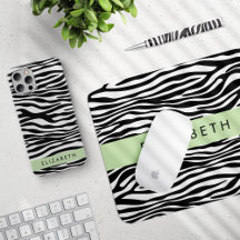 Zebra Stripes, Green - Home Decor Collection