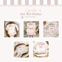  Bow Floral Fancy ONE Girl 1st Birthday 