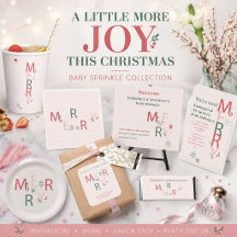 A Little More Joy This Christmas Baby Sprinkle