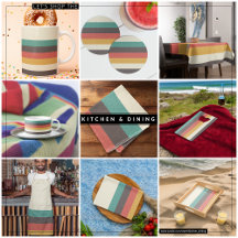 Vintage Light MultiColor Uniform Stripes 