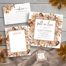 Fall in Love Autumn Bridal Shower