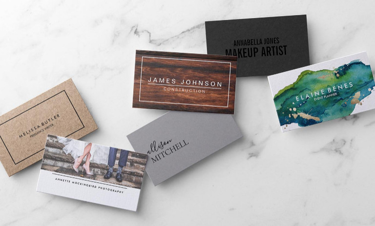 HP Landing Page - Tajetas de visita - Wide