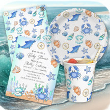 Beachy Themed Baby Shower