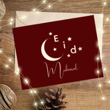 Foil Eid Greeting Cards