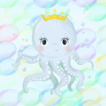 Under the Sea Prince Octopus Boy Baby Shower 