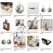 Gifts with grizzly cubs design