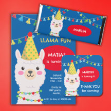 RED AND BLUE PARTY LLAMA COLLECTION