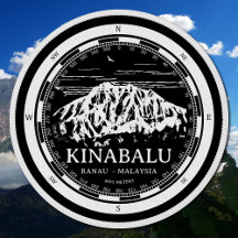 Mount Kinabalu - Ranau Malaysia Sabah Illustration