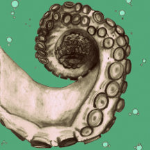 Vintage Nautical Tentacle