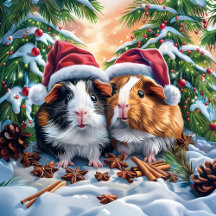 Santa Guinea Pigs