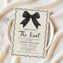 Elegant Black Bow Party