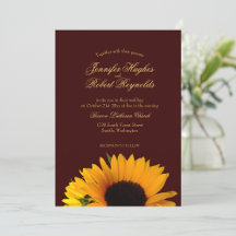 Autumn Sunflower Wedding Collection