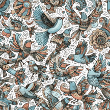 Funny bird Pattern collection