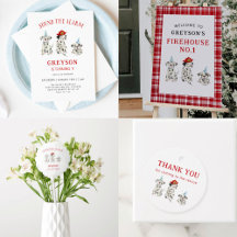 Sound the Alarm Firefighter Birthday Party