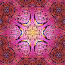 Radiant Heart Kaleidoscope