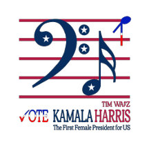 Kamala Harris and Tim Walz