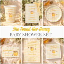 She Found Her Honey Bridal Shower Collection
