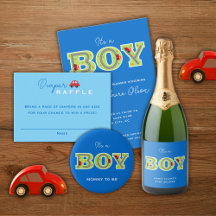 It's a boy blue baby shower