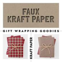 Faux Kraft Paper
