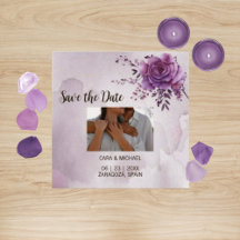 Watercolor Morada Wedding Suite