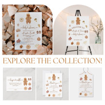 Boho Fall Minimalist Modern Neutral Baby Shower