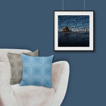 Square Wall Decor Meet Throw Pillows
