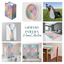 Beautiful Pastel Colors Glittery Pattern