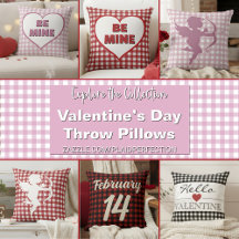 Valentine’s Day Throw Pillow Collection