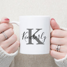 Elegant minimalist monogram