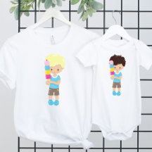 Boy With Ice Cream - Baby and Kids Clothes