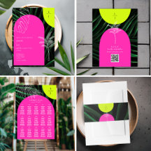 Electric Arches Tropical Monogram Wedding